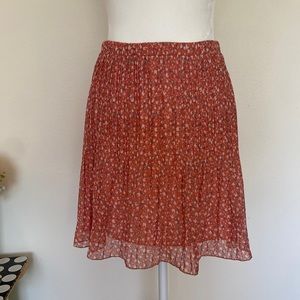 Lovely spring Ruffle pleated skirt elastic waist